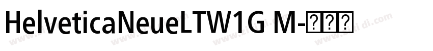HelveticaNeueLTW1G M字体转换